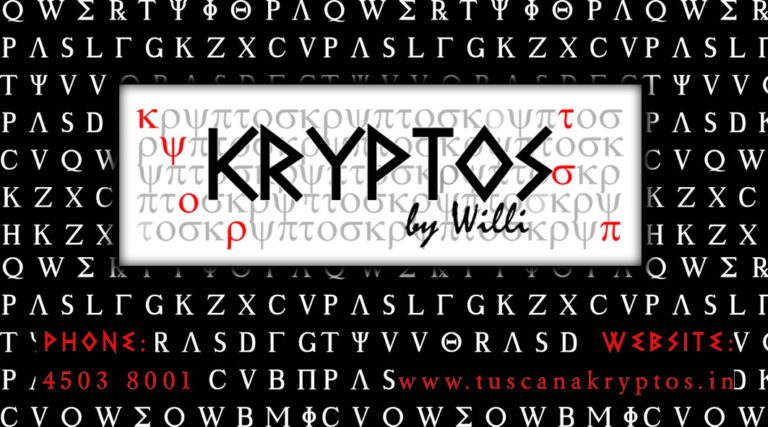 Kryptos by Willi sign