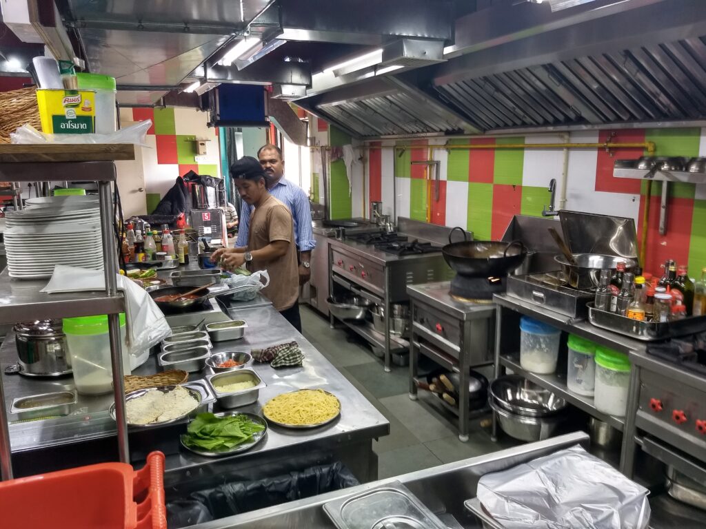 The kitchen at Mechanics